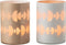 J-Line windlicht Halve Maan - glas - mix - large - 2 stuks