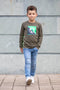 TYGO & vito - Jongens Broek - Skinnyfit stretchjeans met dubbele kniestukken - Maat 116