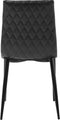 MONTANA - Eetkamerstoel - Zwart - Kunstleer