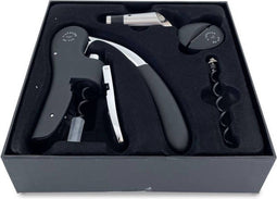 L'Atelier Du Vin - Kurkentrekker met hefboom zwart - Luxe wijn opener - Wijn Accessoires Set