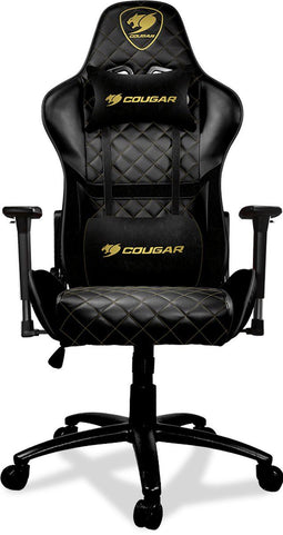 Cougar ARMOR ONE ROYAL Gaming Stoel , 3D Armsteun richtingen, 180º Liggend verstelbaar - Zwart