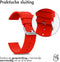 imoshion Siliconen bandje - Universeel 24 mm aansluiting - Rood