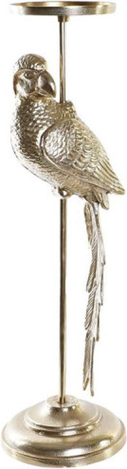 Kroonkandelaar DKD Home Decor Champagne Aluminium Papegaai (21 x 21 x 72 cm)