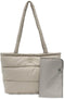 Jollein Luiertas Puffed - Mombag - Inclusief verschoonmatje - Olive Green - 40x35x16 cm