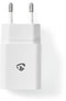 Nedis WCHAL242AWT - USB-wandlader - 2,4 A snel opladen - Wit