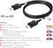 Club 3D - DisplayPort 2.1 DP80 - 1,2m - Zwart