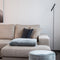 Atmooz - Vloerlamp Stylo - zwart - Staande Lamp - Stalamp - Woonkamer - Hoogte 140cm - Metaal