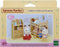 Sylvanian Families 4254 kinderslaapkamermeubels- inrichting poppenhuis- stapelbed- 25 onderdelen- 2 knuffelbeertjes