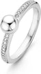 TI SENTO Ring 12136ZI - Zilveren dames ring - Zirkonia - Maat 56