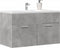 vidaXL - Wastafelkast - 80x38,5x46 - cm - spaanplaat - betongrijs