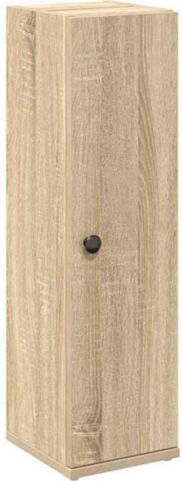 vidaXL - Badkamerkast - met - rolhouder - 20,5x22x72 - cm - sonoma - eikenkleurig