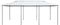 vidaXL - Prieel - 180g/m² - 600x298x270 - cm - wit