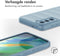 imoshion Hoesje - Geschikt voor Samsung Galaxy S21 FE - EasyGrip Backcover - Lichtblauw