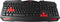 Toetsenbord met Gaming Muis Tacens MCP1 Zwart Rood