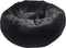 Foeiii - Cozy Pluche Relax Donut Zwart Hondenmand