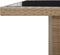 vidaXL - Tuintafel - met glazen blad - poly rattan - staal - beige - 240 x 90 x 75 cm