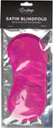 Roze satijnen oogmasker
