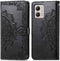 iMoshion Hoesje Geschikt voor Motorola Moto G53 Hoesje Met Pasjeshouder - iMoshion Mandala Bookcase - Zwart