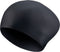 Nike Long Hair Silicone Badmuts - Zwemcap - Hypoallergeen - Zwart