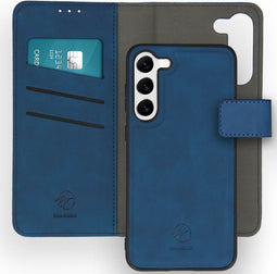 iMoshion Hoesje Geschikt voor Samsung Galaxy S23 Plus Hoesje Met Pasjeshouder - iMoshion Uitneembare 2-in-1 Luxe Bookcase - Blauw