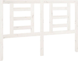 vidaXL - Hoofdbord - 141x4x100 - cm - massief - grenenhout - wit
