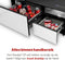 BestMatic Multimedia Audio Koeltafel - Bluetooth - Koelkastlade - Vrieslade - Verlichting - 82 liter