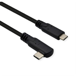 Roline 11.02.9075 - USB 3.1 / 3.2 Gen 2x2 Kabel - 20 Gbit/s Power Delivery - Zwart
