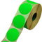 Etiket - Reclame-etiket - papier - permanent - ∅62mm - fluor/groen - rol à 1500 stuks