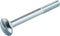 Slotbouten Verzinkt - M10x100mm - Bolkop - (doos a 100st)