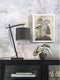 GOOD&MOJO Tafellamp Andes - Bamboe Zwart/Donkergrijs - 30x18x46cm - Scandinavisch,Bohemian