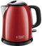 Russell Hobbs 24992-70 - Mini Waterkoker - 2400W 1L Kookt 1 kop in 50 sec Rood/Zwart