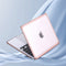 Dux Ducis Geschikt voor MacBook Air 13 inch (2018-2020) Armor cover hoes - case - Roze