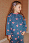 Konges Slojd Magot Denim Shirt Aop Gots Blouses Meisjes - Blauw - Maat 92