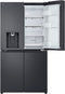 LG GMF960EV2E - Amerikaanse Koelkast - 646L No Frost Waterdispenser - Essence Black Steel