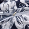 vidaXL Dekbedovertrekset bloemenontwerp 140x220/60x70 cm marineblauw
