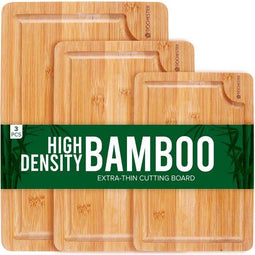 Rochester Snijplanken Hout - 3-Delig - PFAS-Vrij - Organisch Bamboe - Luxe Design