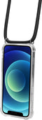 Mobiparts Lanyard Case - iPhone 12 Mini - Verstelbaar koord - Transparant