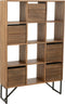 J-Line kast Lades - gerecycleerd hout - naturel