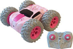 RC Stuntracer Stuntcar roze 1:18 - RC Auto - Bestuurbare Auto