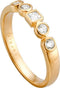 Esprit ESRG005212 Flow - Ring - Zilver geelgoudverguld - Maat 18.00