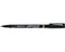 Viltstift Staedtler Lumocolor 313 permanent S zwart - 10 stuks