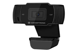 Conceptronic AMDIS05B - Webcam - 1280x720 HD - 30fps - 68° kijkhoek - USB 2.0 - Hoogte 110mm