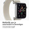 imoshion Nylon Trail bandje - Geschikt voor Apple Watch 1, 2, 3, 4, 5, 6, 7, 8, 9, 10, SE, Ultra (2) - 44/45/46/49 mm - Sterrenlicht - One Size