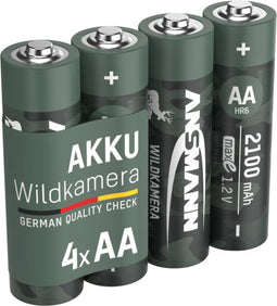 Ansmann ANS 1322-0026 - maxE NiMh Akku AA Mignon 2100 mAh - 4er-Pack (4 stuks)