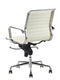 Feel Furniture - Luxe design bureaustoel van 100% rundleer - Lage rugleuning - Creme