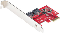 Startech.com 2P6G-PCIE-SATA-CARD - SATA III Controller - 2-poorts 6Gbps - Low Profile