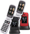 Olympia Janus - Mobiele telefoon - Dubbel kleuren LC-scherm 2,4 en 1,44 - Zwart