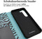 iMoshion Hoesje Geschikt voor Samsung Galaxy S23 Hoesje Met Pasjeshouder - iMoshion Design Bookcase smartphone - Meerkleurig / Black Blue Stripes