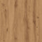 vidaXL - Salontafel - 40x40x43 - cm - bewerkt - hout - artisanaal - eikenkleurig