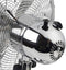 Bestron DFT35CH - Tafelventilator - Zwenkfunctie 3 snelheden - Chroom